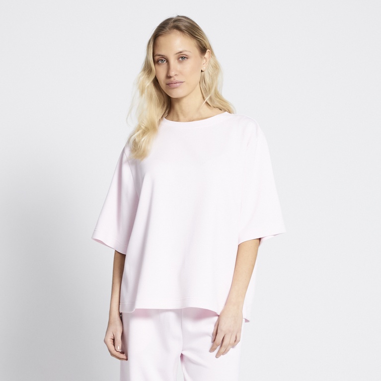 Soft lounge tee "Alyna" Light Pink